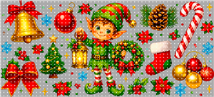 16oz Christmas-S  2427